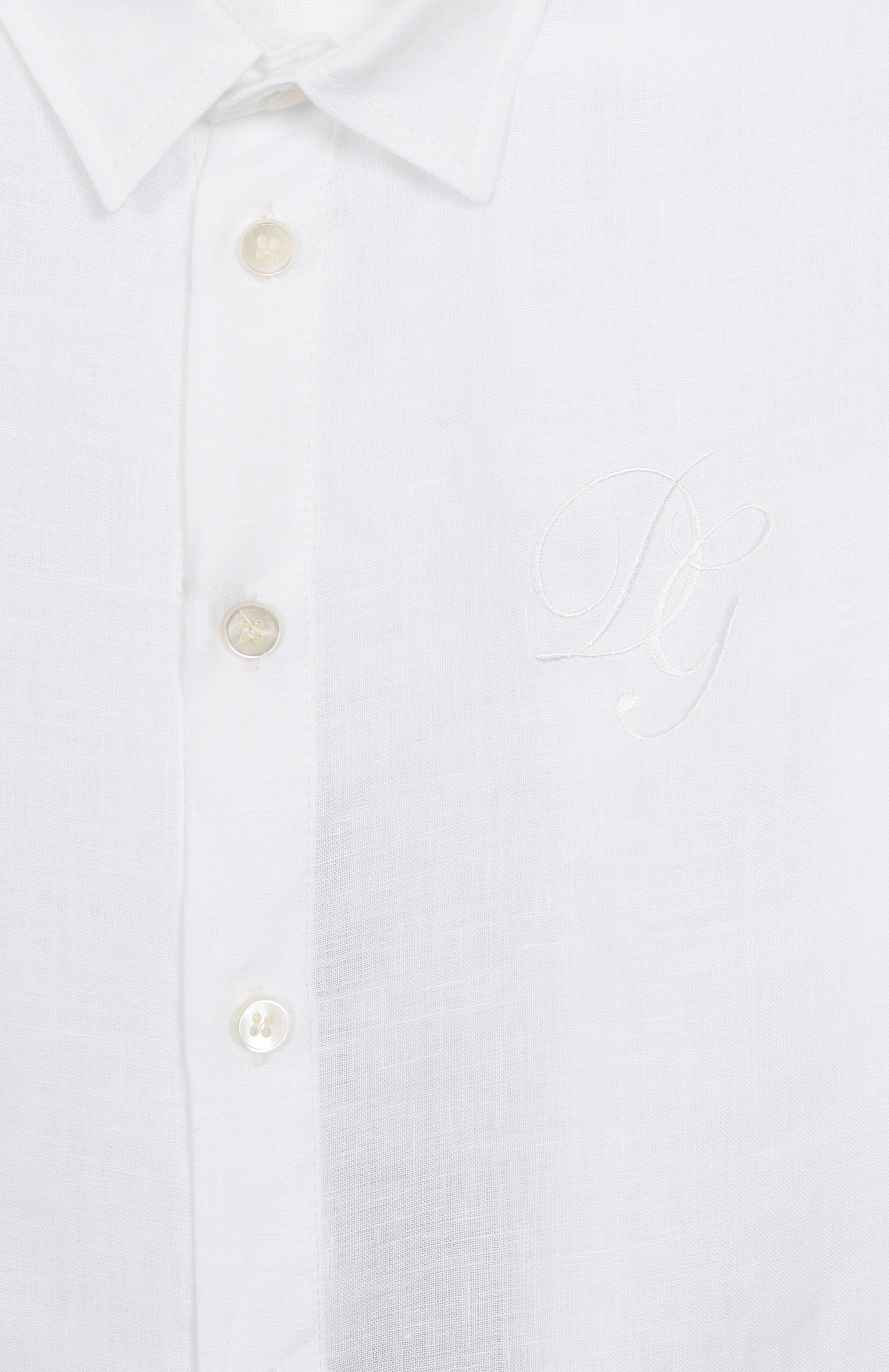 Льняная рубашка DOLCE & GABBANA, арт. L42S70/G7YEA/8-14, фото 3