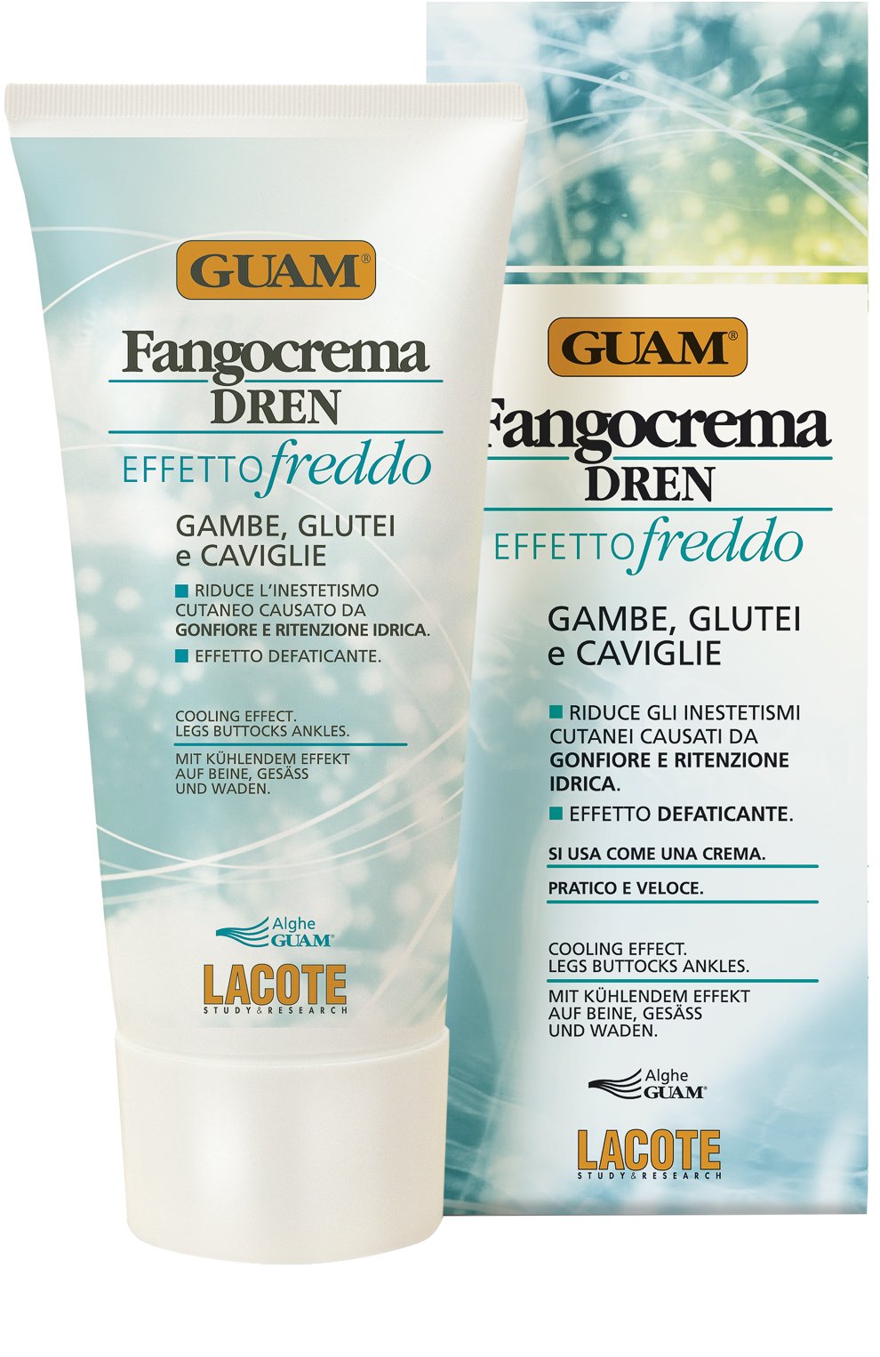 Крем антицеллюлитный с дренажным эффектом освежающий dren (200ml) GUAM бесцветного цвета по цене 5400 руб., арт. 8025021111964, фото 1 Крем антицеллюлитный с дренажным эффектом освежающий dren (200ml) GUAM, арт. 8025021111964, фото 1