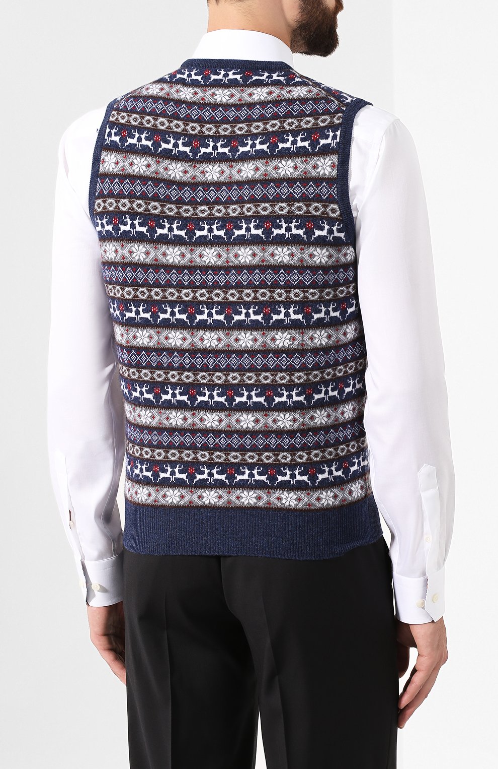 Жилет из смеси шерсти и кашемира GRAN SASSO, арт. 59146/19647, фото 4