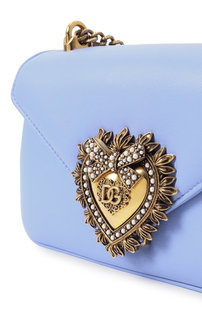 Сумка devotion medium DOLCE & GABBANA голубого цвета по цене 279500 руб., арт. BB7475/AF984, фото 3 Сумка devotion medium DOLCE & GABBANA, арт. BB7475/AF984, фото 3