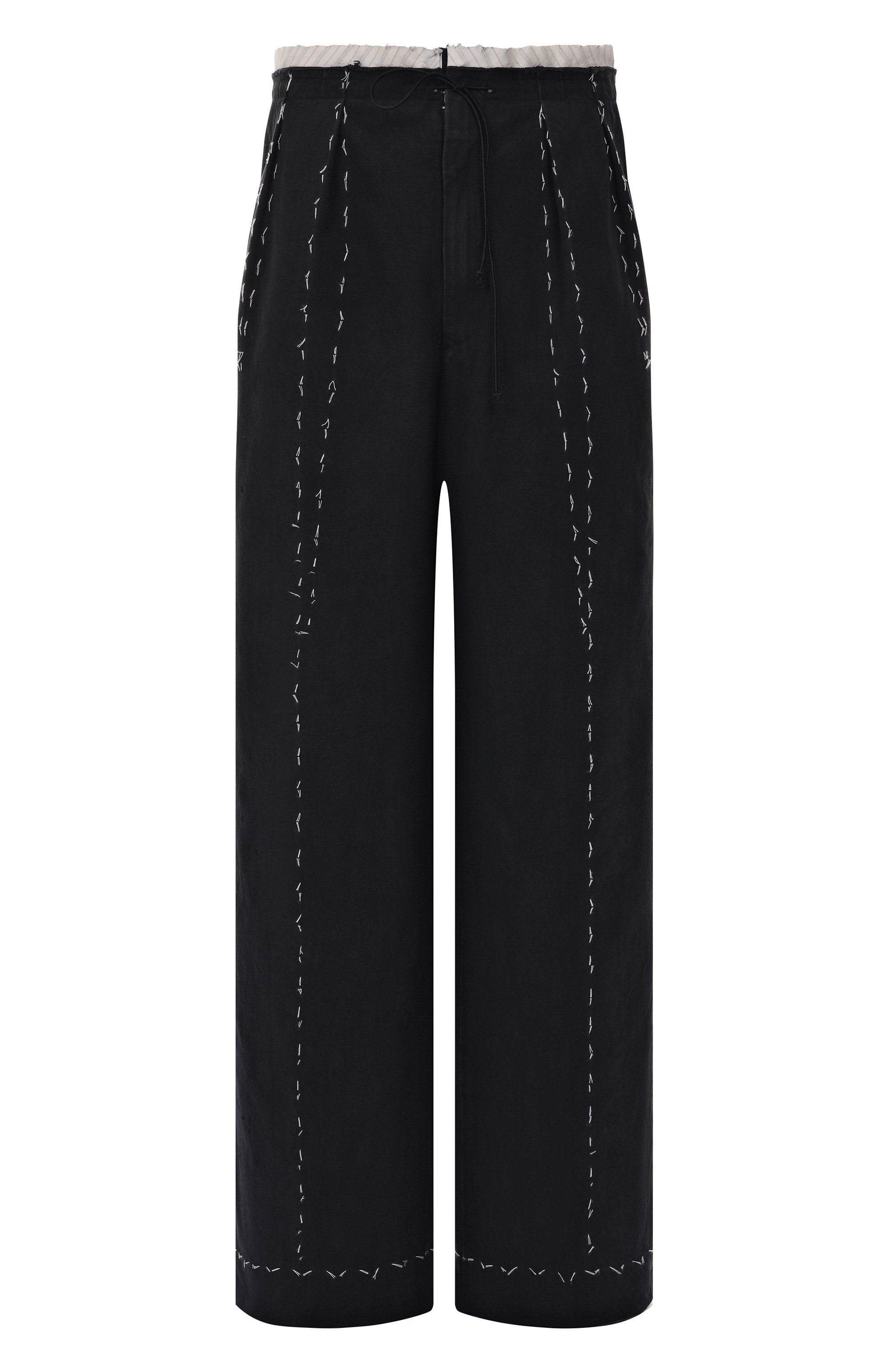 Брюки из хлопка и льна MAISON MARGIELA, арт. S50KA0664/M35295, фото 1