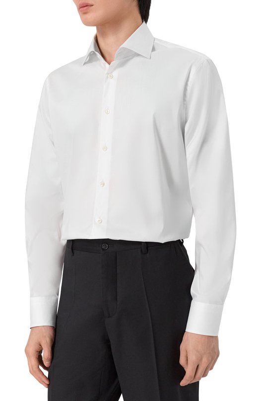 Хлопковая сорочка Van Laack VL-RIVARA-SF05N/150444 Белый  VL-RIVARA-SF05N/150444 Фото 3