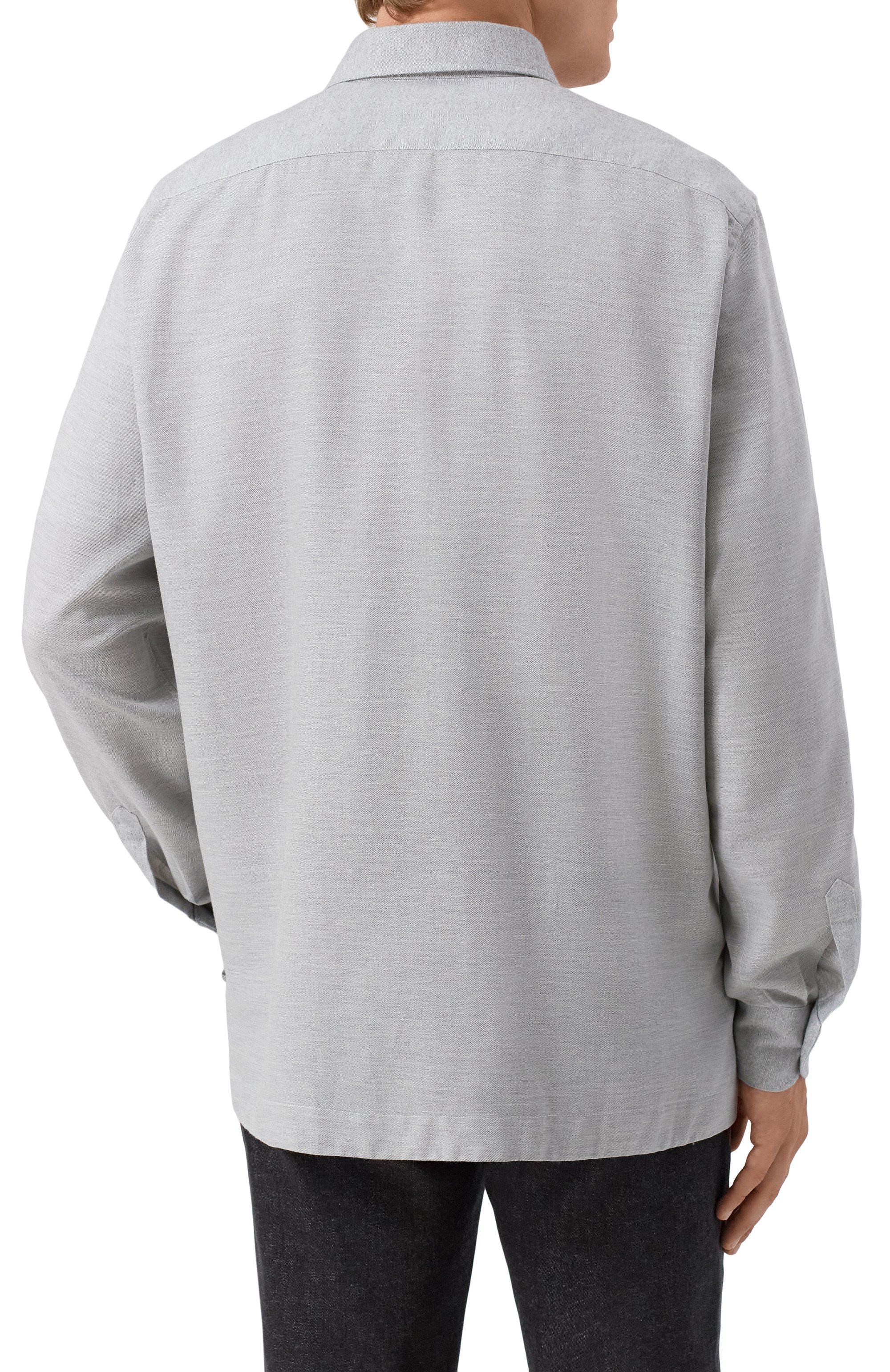 Рубашка из хлопка и кашемира CORNELIANI, арт. 26P219-2611345, фото 4