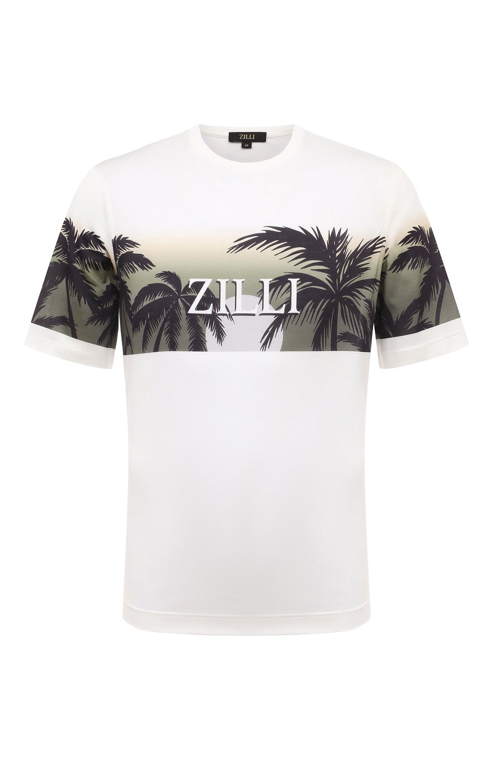 Хлопковая футболка ZILLI, арт. TSR02AM0110VZLF01, фото 1