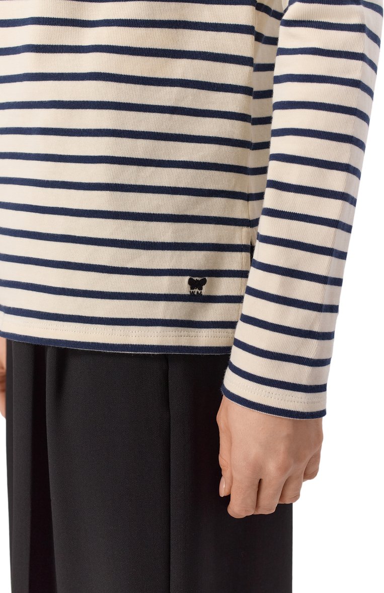 Хлопковый лонгслив WEEKEND MAX MARA, арт. ERASM0, фото 1