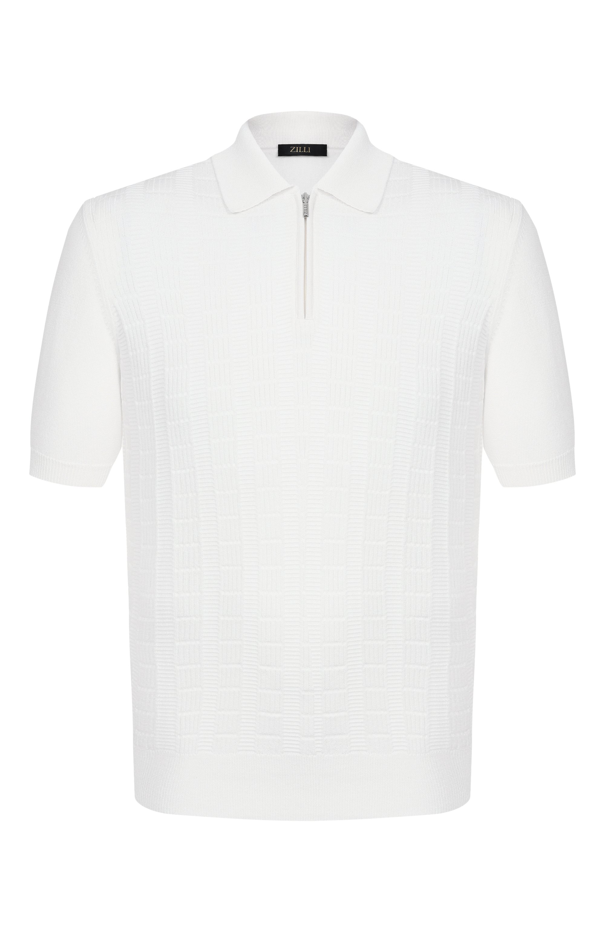 Поло из хлопка и шелка ZILLI, арт. KZP002M0142VLAP00, фото 1