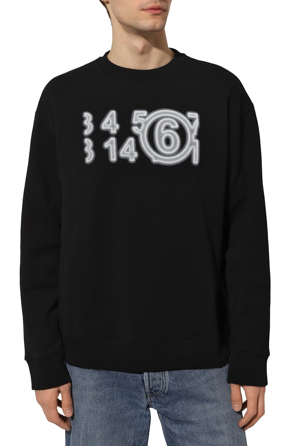 Хлопковый свитшот MM6, арт. S52GU0195/S25537, фото 3