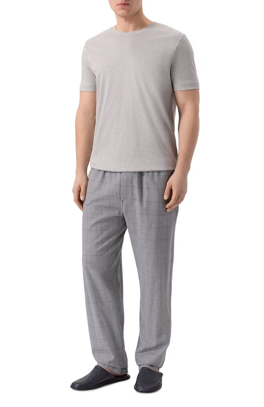 Хлопковая футболка Zimmerli 286M-43110 Серый  286M-43110 Фото 2