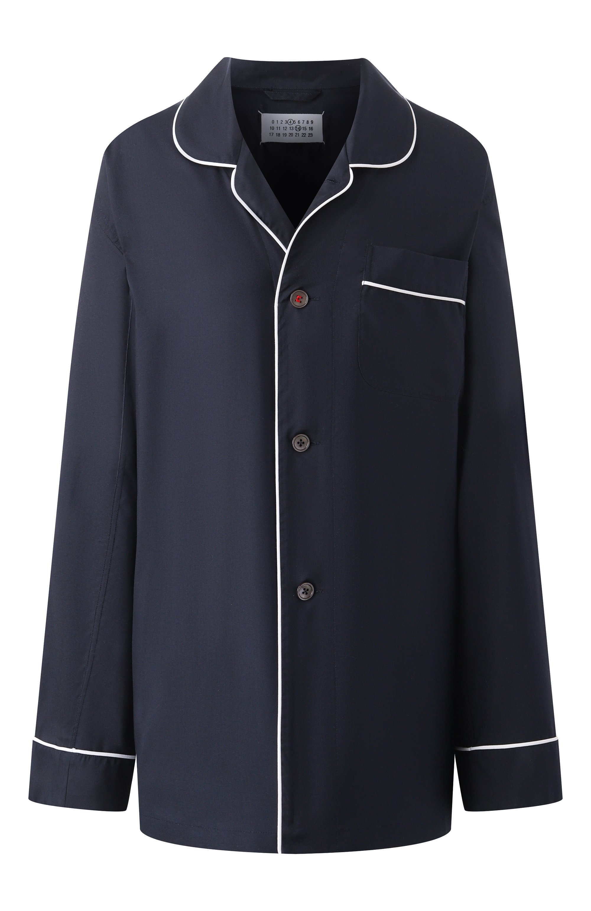 Шелковая рубашка MAISON MARGIELA, арт. SI1DL0005/S60345, фото 1