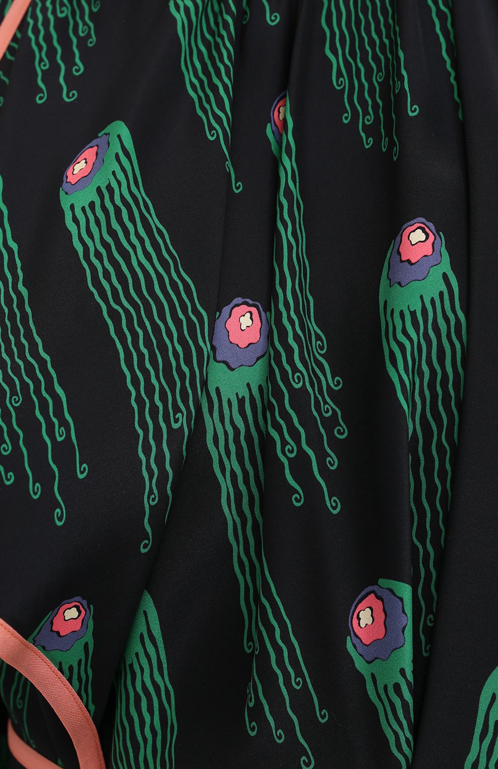 Шелковое платье STELLA MCCARTNEY зеленого цвета по цене 189500 руб., арт. 602197/SPA33, фото 5 Шелковое платье STELLA MCCARTNEY, арт. 602197/SPA33, фото 5