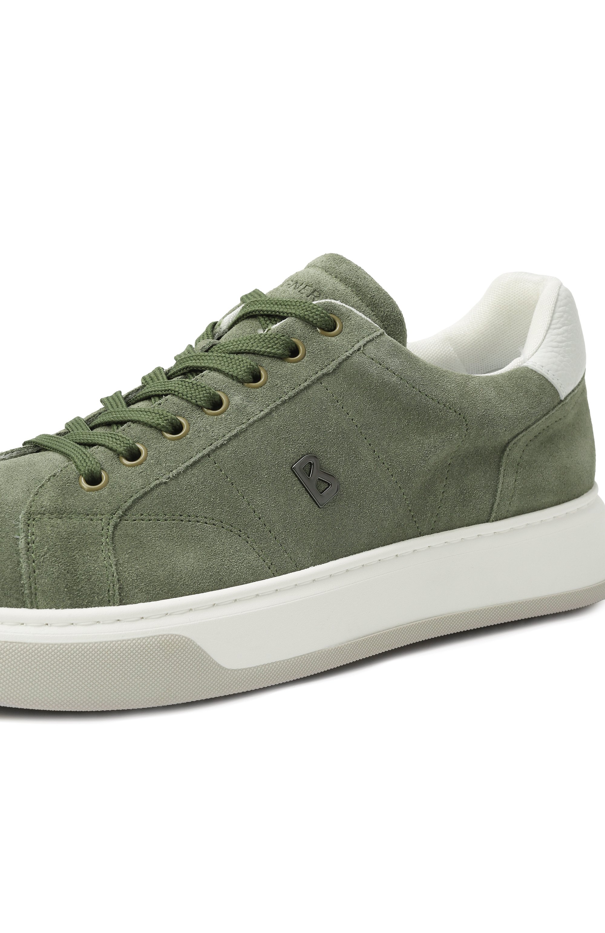 Замшевые кеды milan BOGNER хаки цвета по цене 36200 руб., арт. MILAN 9 A, фото 7 Замшевые кеды milan BOGNER, арт. MILAN 9 A, фото 7