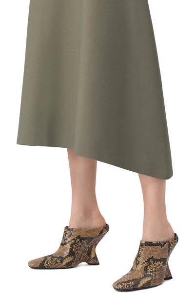 Кожаные мюли DRIES VAN NOTEN, арт. WS251/1633/397, фото 3