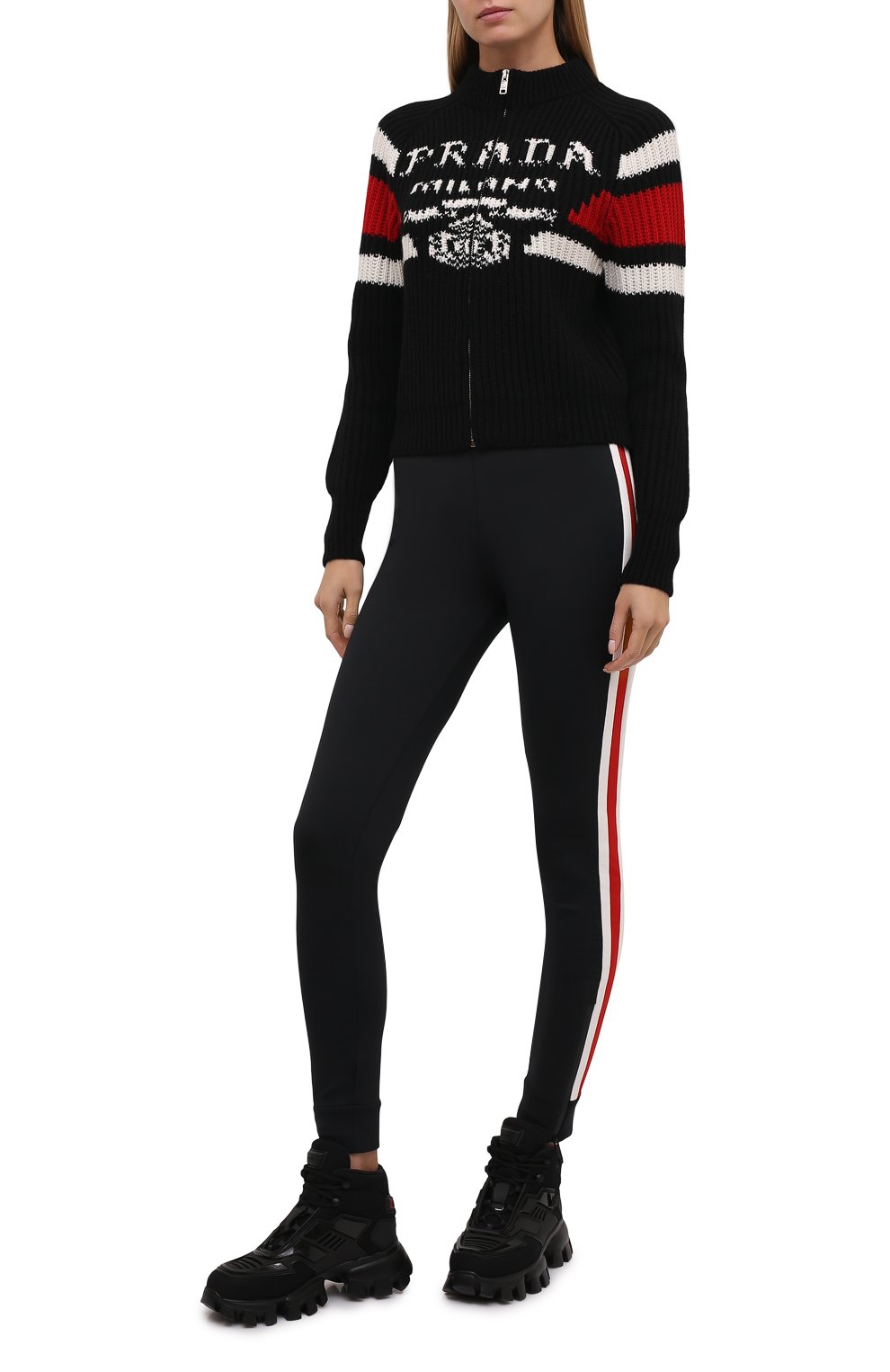 Кашемировый кардиган PRADA, арт. P25L14-10QD-F0002-212, фото 2