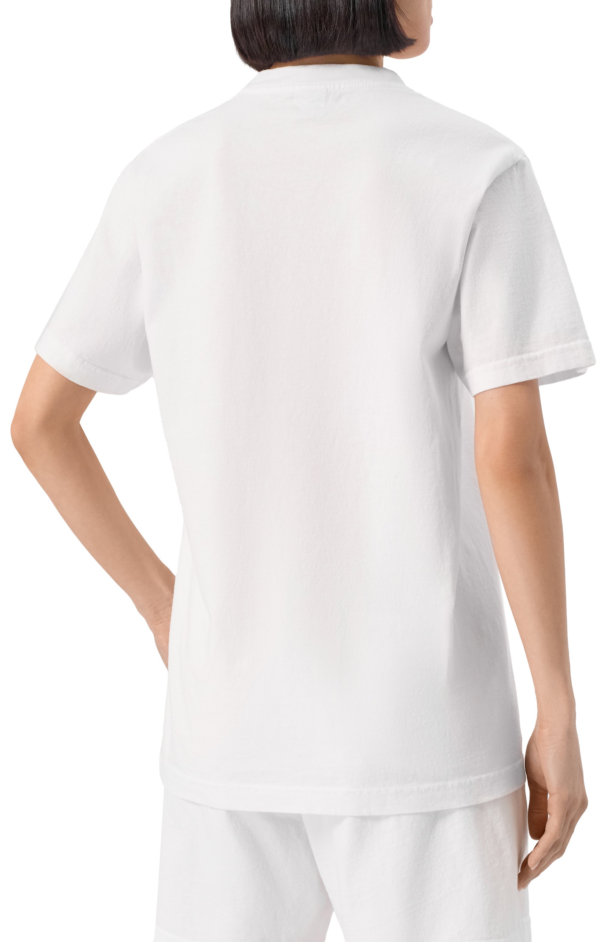 Хлопковая футболка SPORTY AND RICH, арт. T0043622034WH57, фото 4