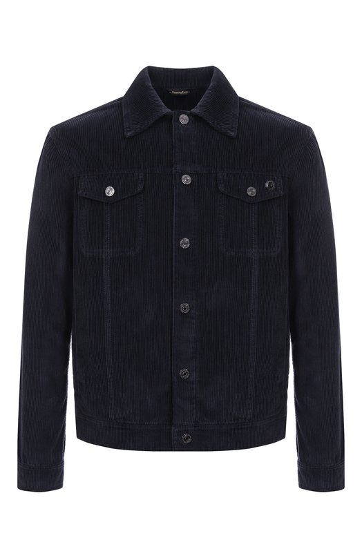 Вельветовая куртка-рубашка Stefano Ricci MFJ5300210/RT15PT Синий MFJ5300210/RT15PT