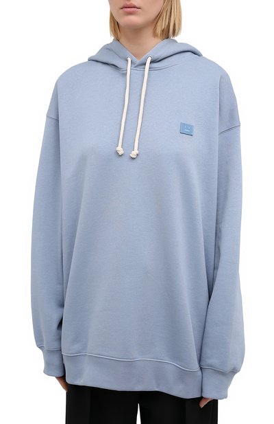 Хлопковое худи ACNE STUDIOS, арт. CI0009/W, фото 3