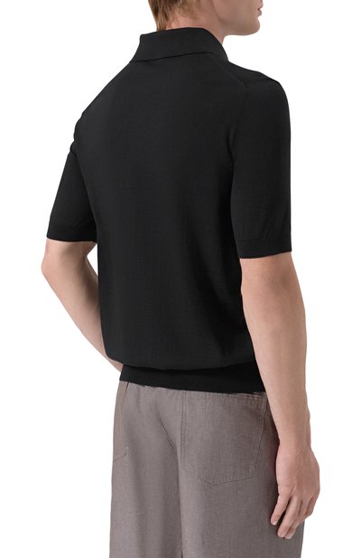 Поло из хлопка и шелка MVST, арт. M26.CSM.K424/C0TT0N/SILK, фото 4