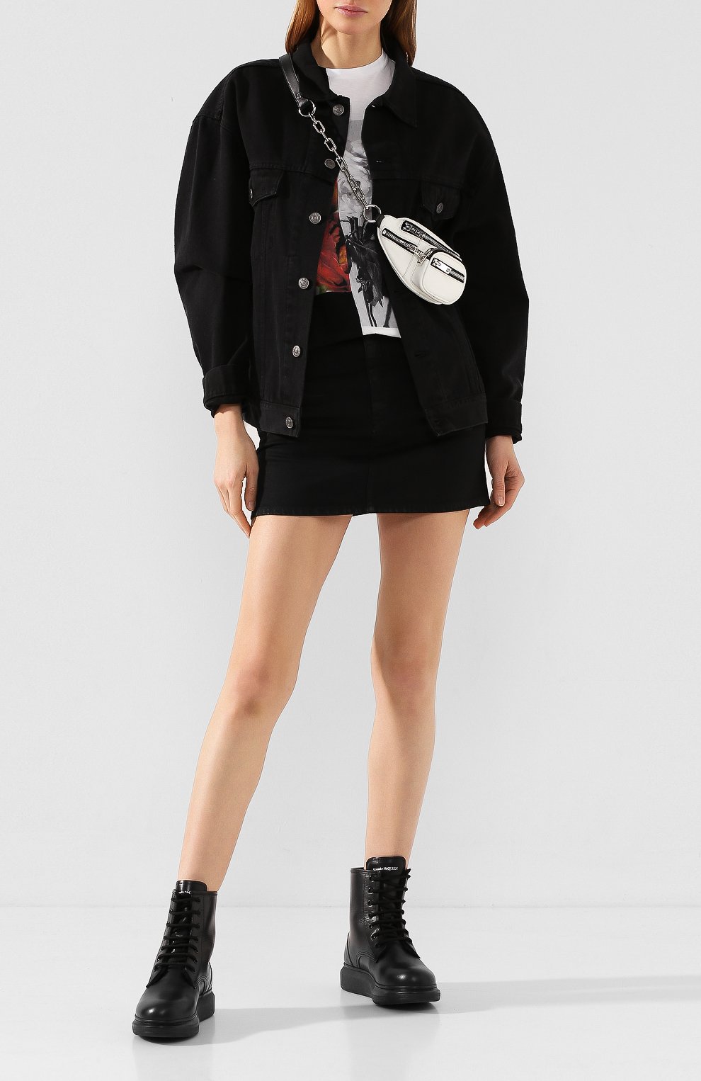 Кожаные ботинки ALEXANDER MCQUEEN, арт. 609651/WHXE2, фото 2