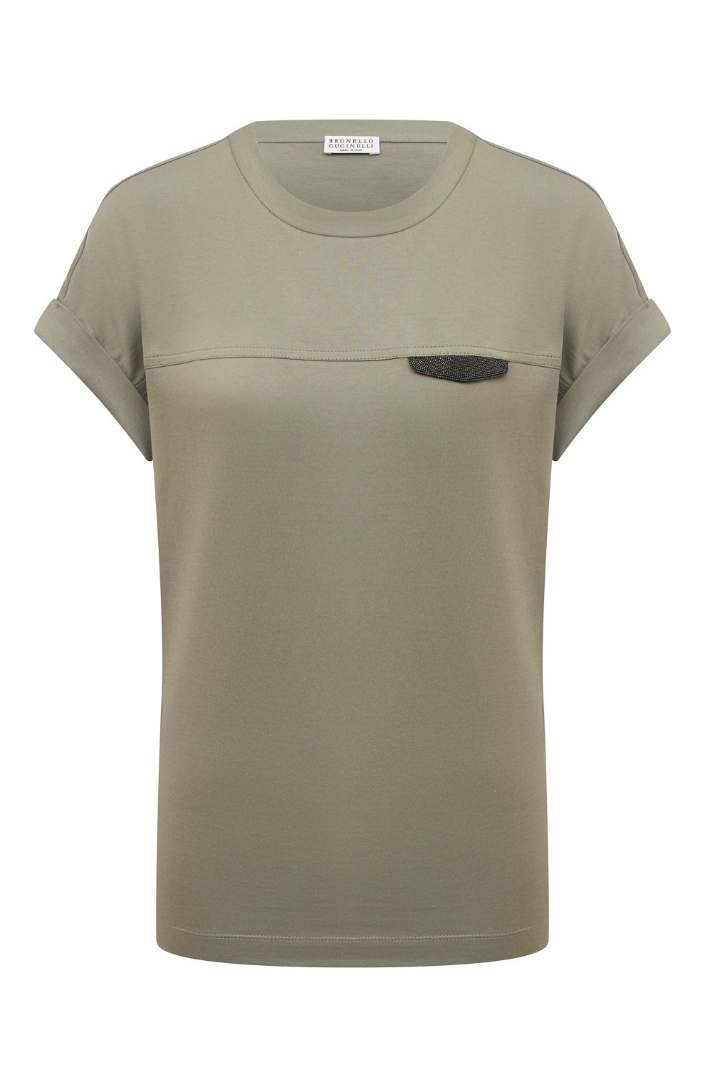 Хлопковая футболка BRUNELLO CUCINELLI, арт. M0A45EE520, фото 1