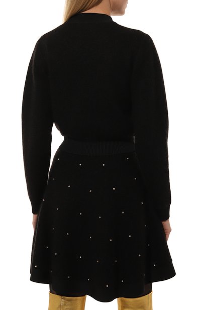 Свитер из шерсти и вискозы NINA RICCI черного цвета по цене 96800 руб., арт. 24AMPU012/ML0559, фото 4 Свитер из шерсти и вискозы NINA RICCI, арт. 24AMPU012/ML0559, фото 4