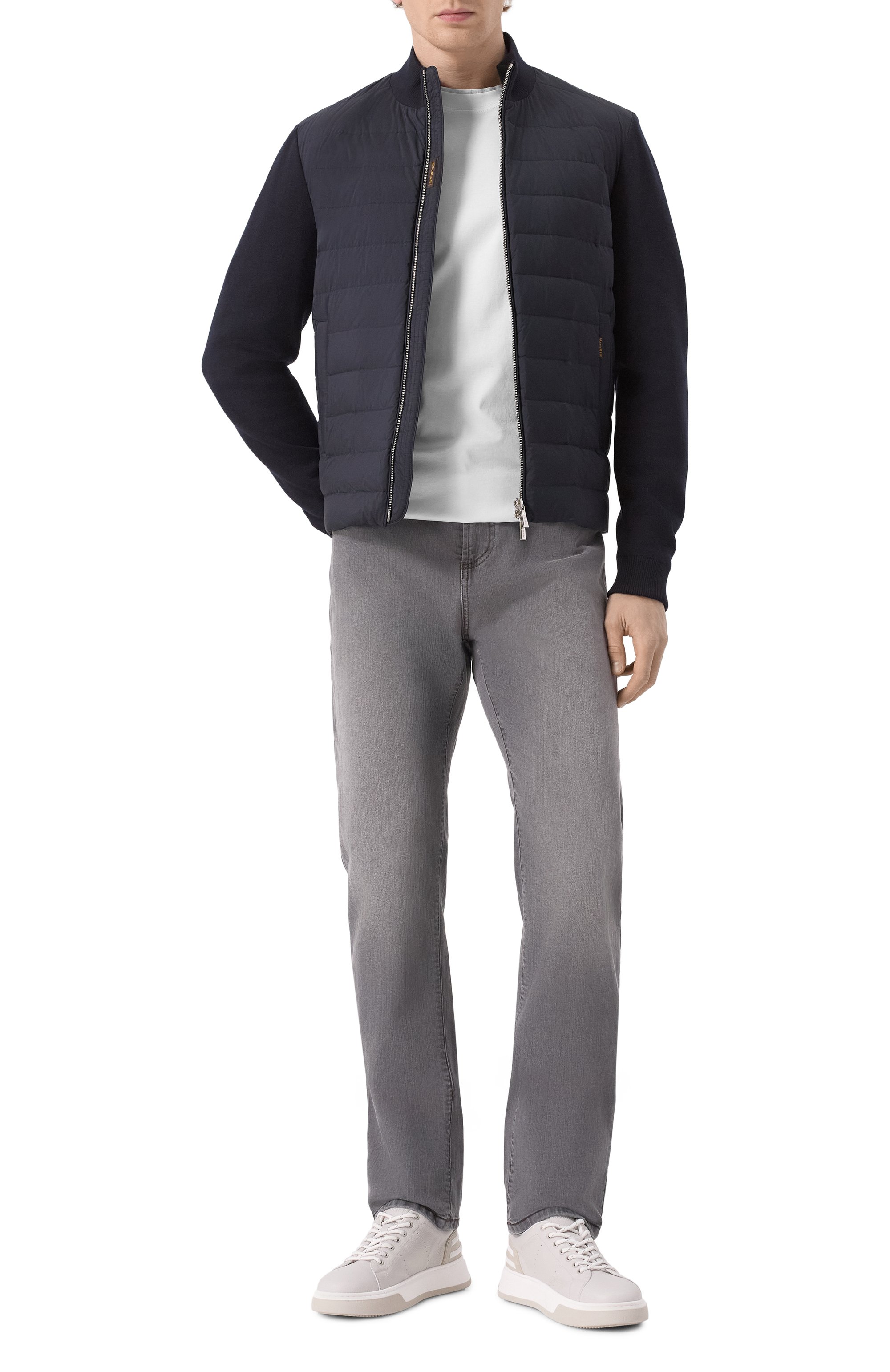 Комбинированная толстовка MOORER, арт. DUNCAN-S3Z, фото 2