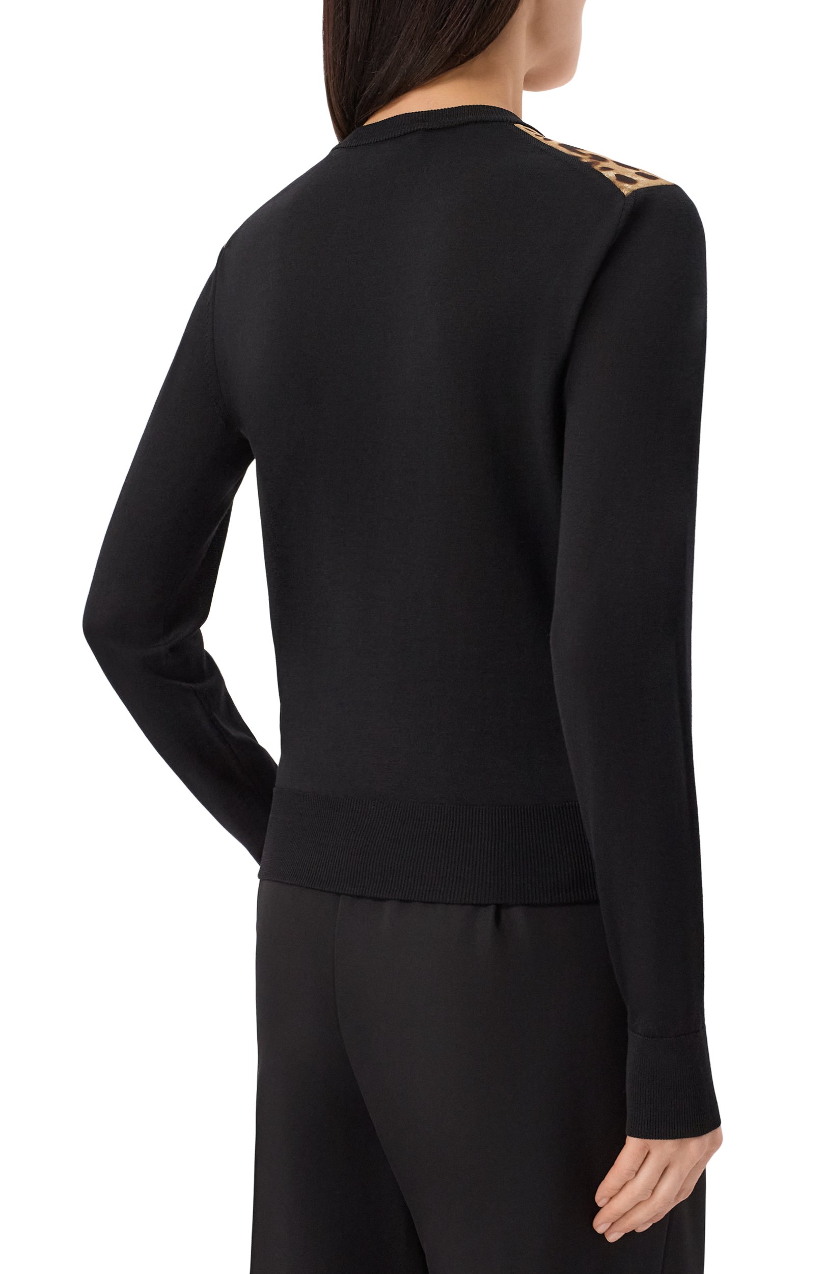 Комбинированный пуловер DOLCE & GABBANA, арт. FXX31T/JGMGS, фото 4