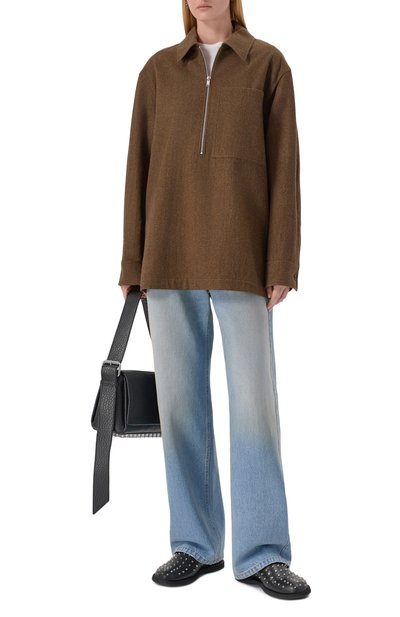 Кожаные сабо PREMIATA черного цвета по цене 63000 руб., арт. M7152M/ATENA, фото 3 Кожаные сабо PREMIATA, арт. M7152M/ATENA, фото 3