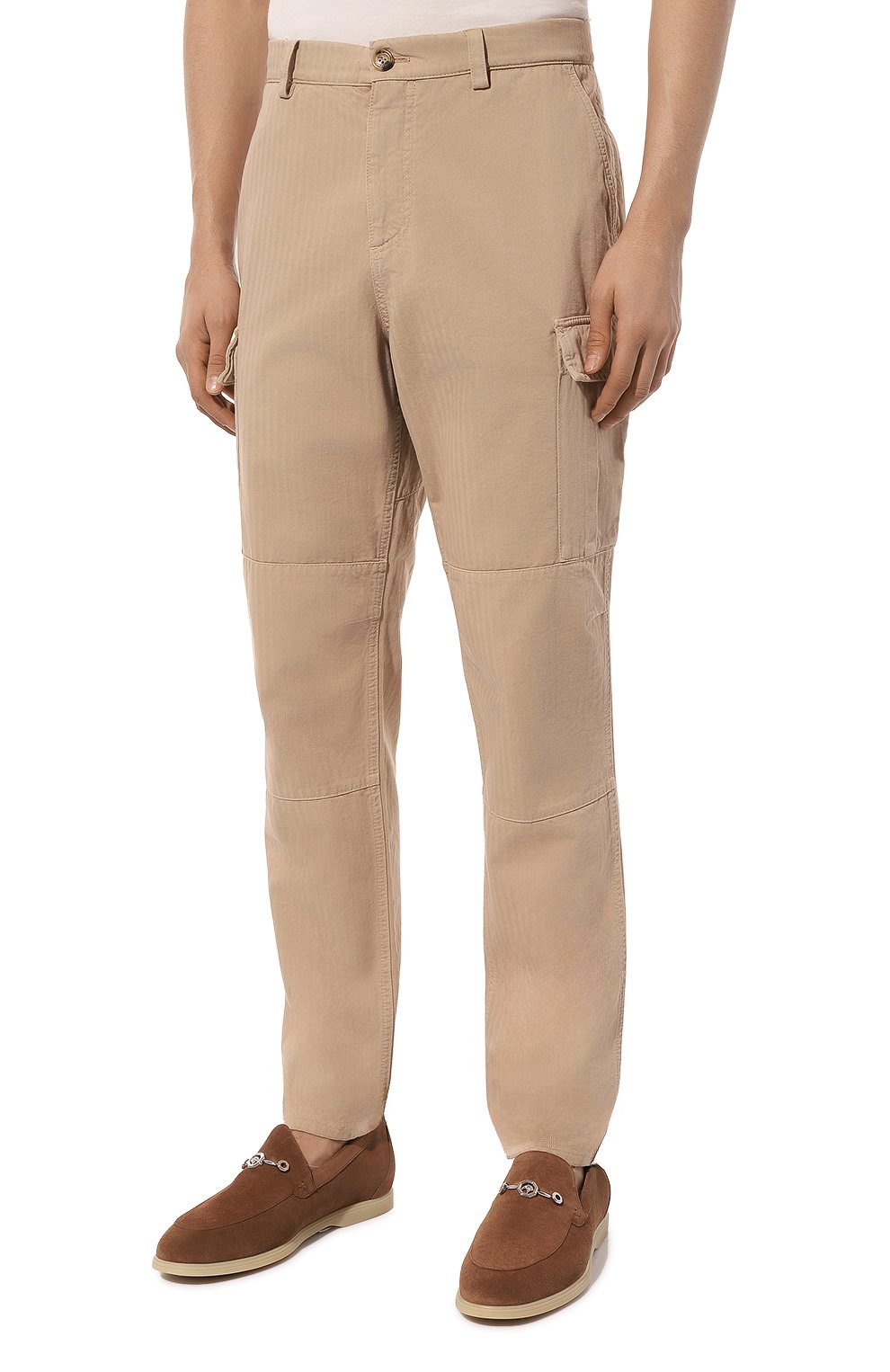 Хлопковые брюки-карго BRUNELLO CUCINELLI, арт. M246DB2144, фото 3