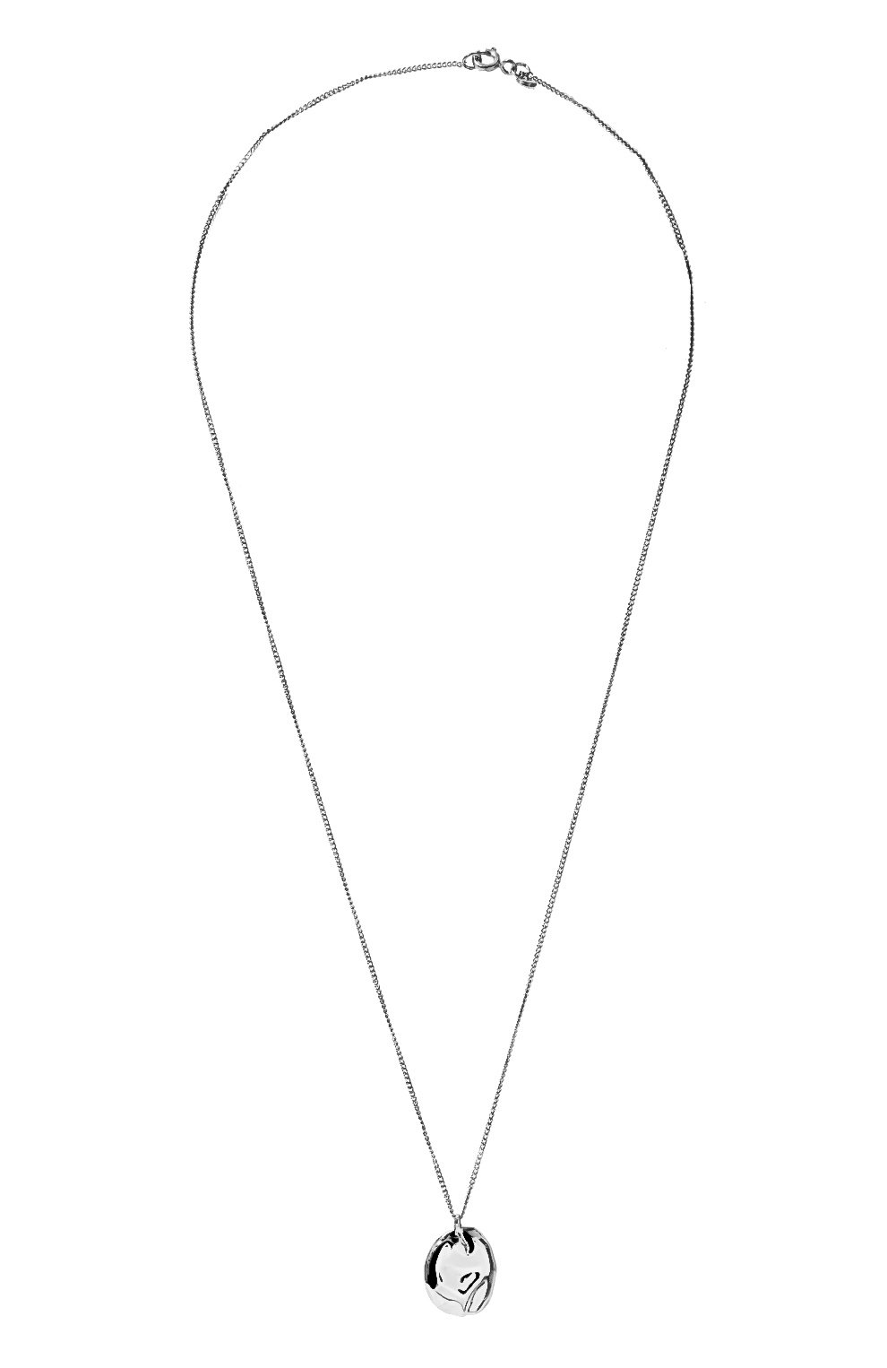 Кулон на цепочке MS. MARBLE серебряного цвета по цене 12100 руб., арт. MM-CHTLS, фото 1 Кулон на цепочке MS. MARBLE, арт. MM-CHTLS, фото 1