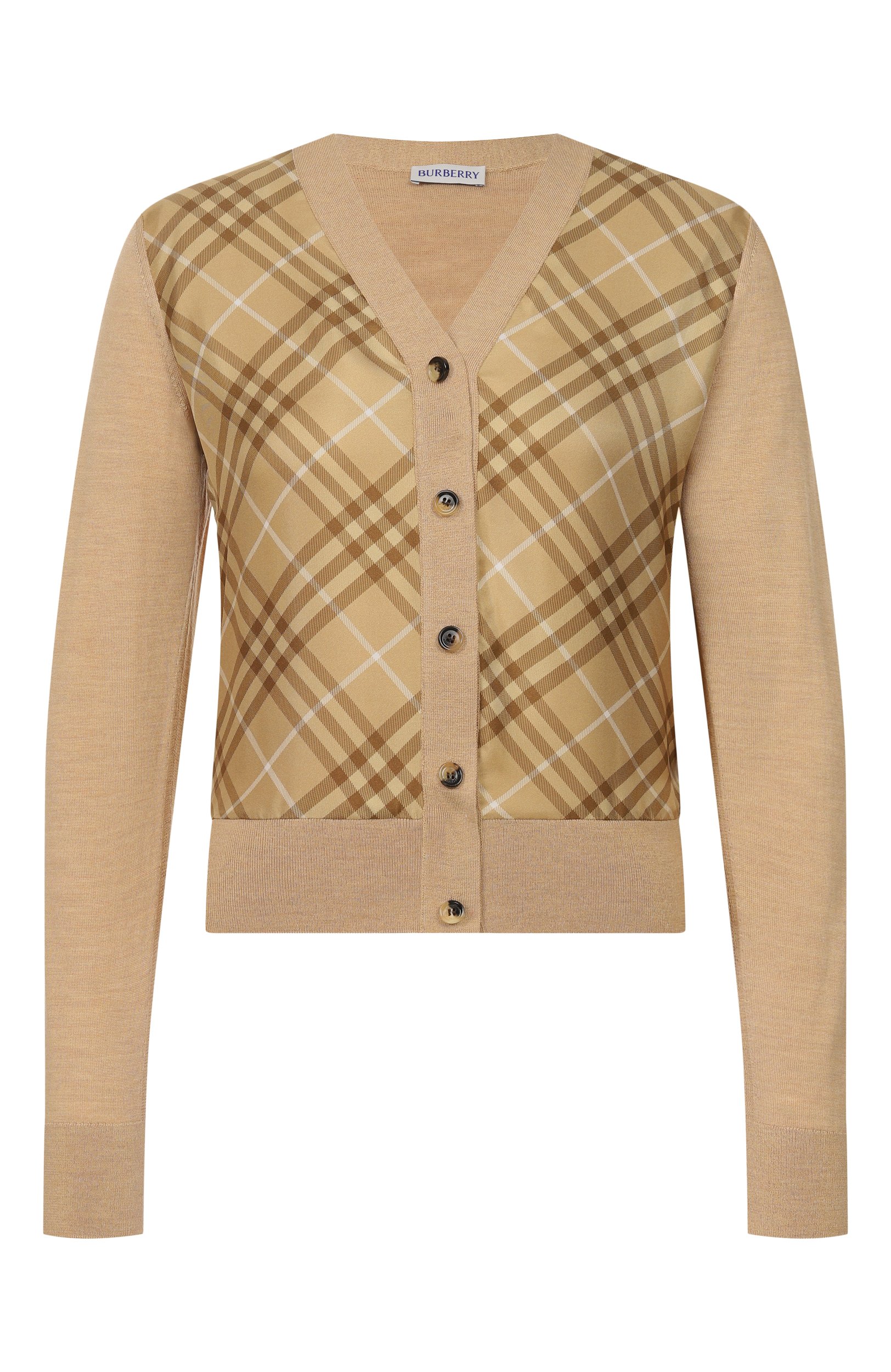 Кардиган из шерсти и шелка BURBERRY, арт. 8128351, фото 1