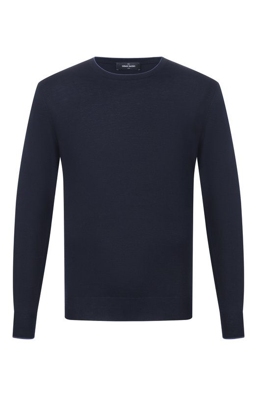 Джемпер из шелка и хлопка Gran Sasso 43167/16290 Синий 43167/16290