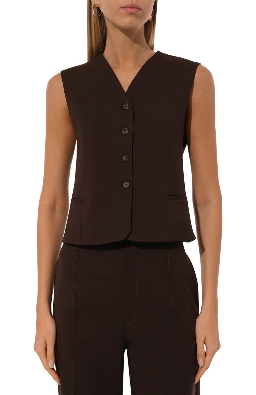 Шерстяной жилет LOULOU DE SAISON, арт. TE0RA, фото 3