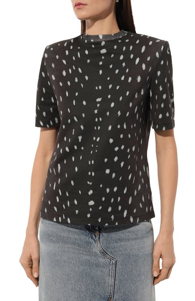 Хлопковая футболка THE ATTICO, арт. 241WCT04/J040P, фото 3