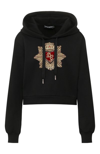Женский хлопковое худи DOLCE & GABBANA, арт. F9H75Z/G7VVS
