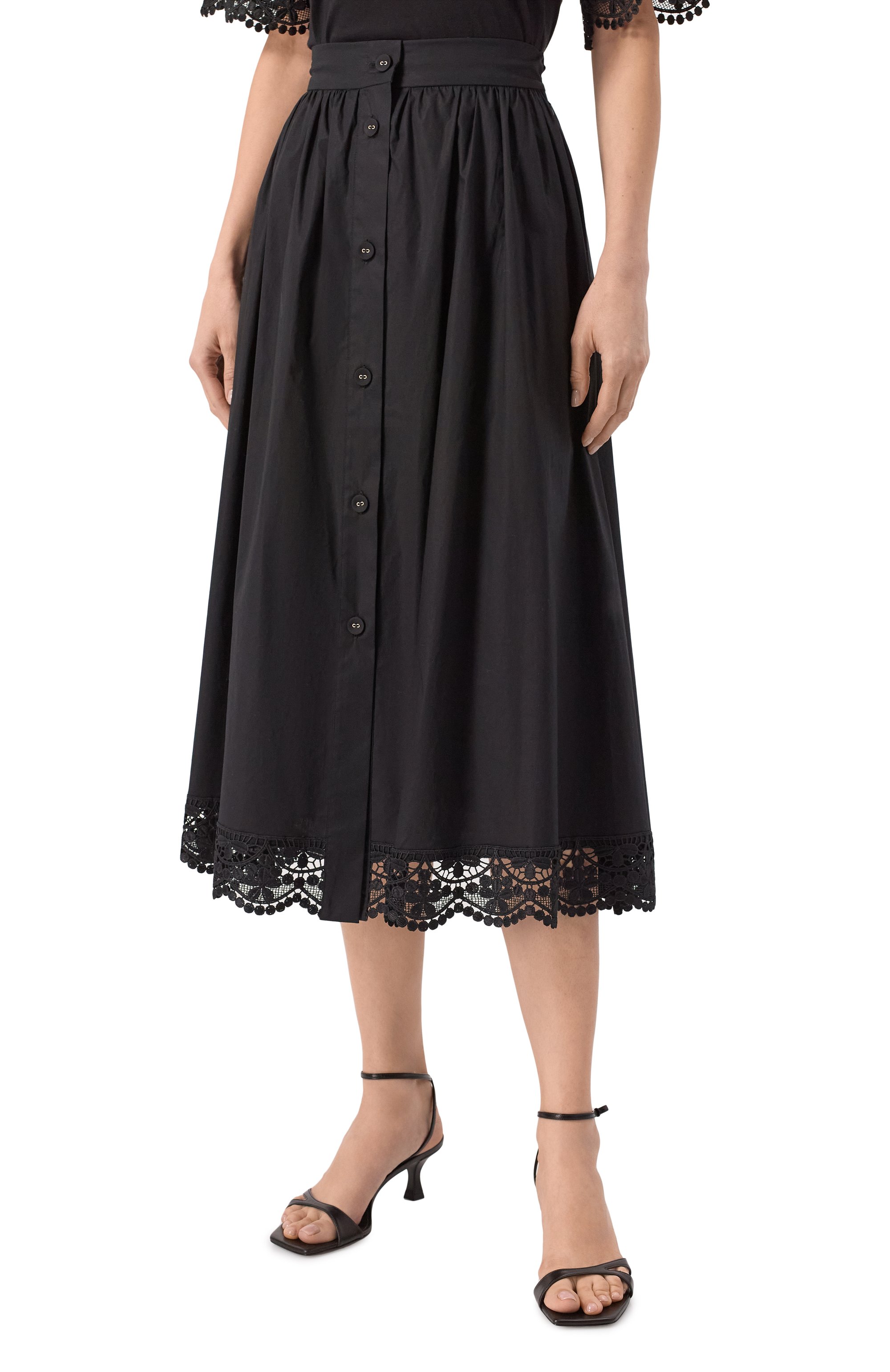 Хлопковая юбка TWINSET, арт. 251TT2095, фото 3