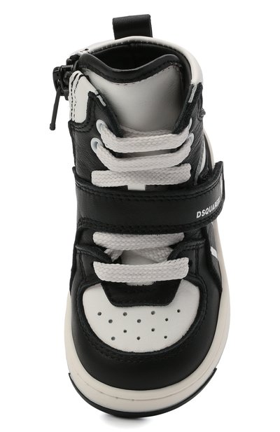 Высокие кожаные кеды DSQUARED2, арт. 68647/KIPS/KIPS/KIPS/KIPS/18-26, фото 4