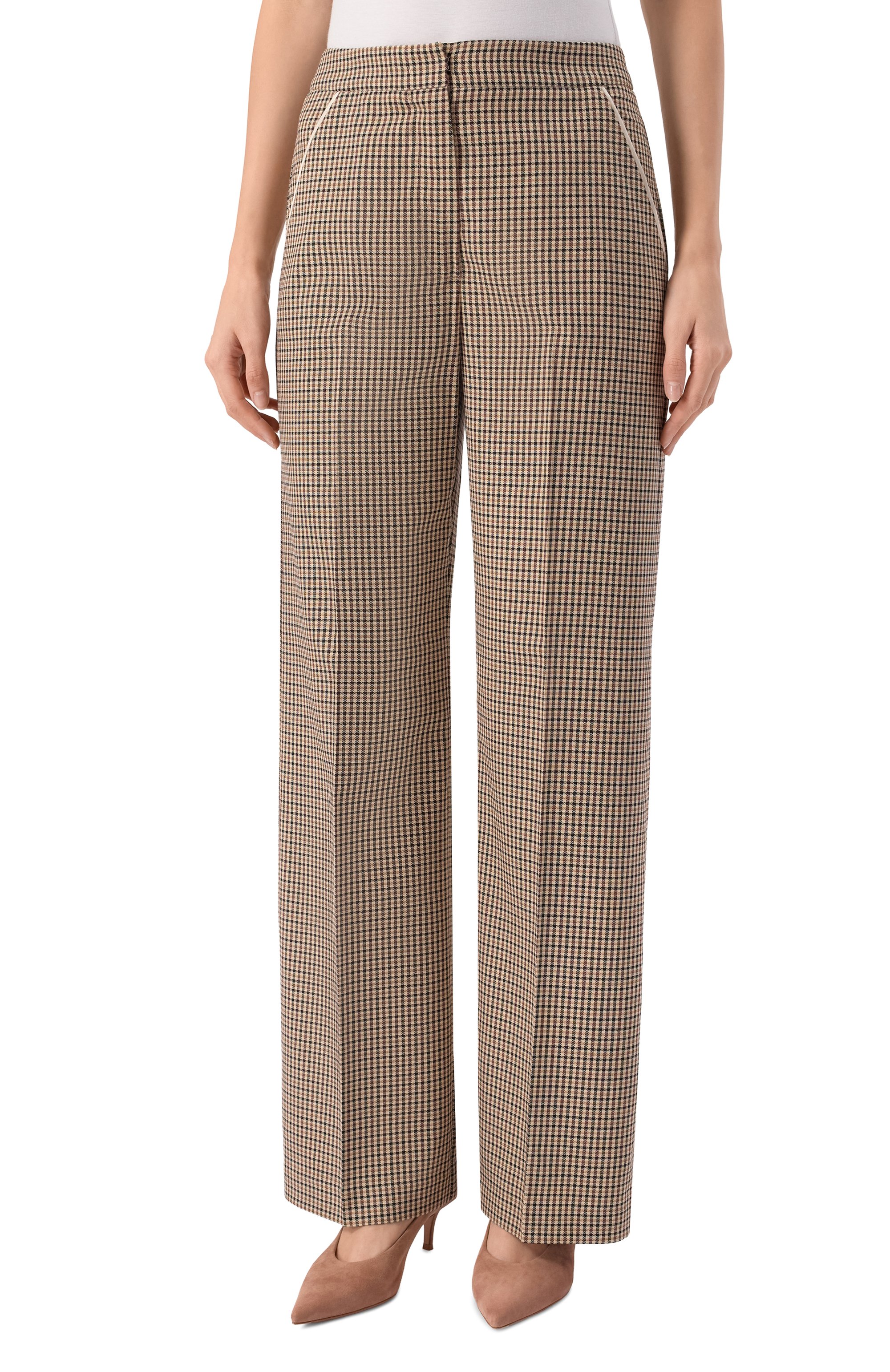 Брюки BEATRICE .B бежевого цвета по цене 34350 руб., арт. 25FA1098SW111, фото 3 Брюки BEATRICE .B, арт. 25FA1098SW111, фото 3