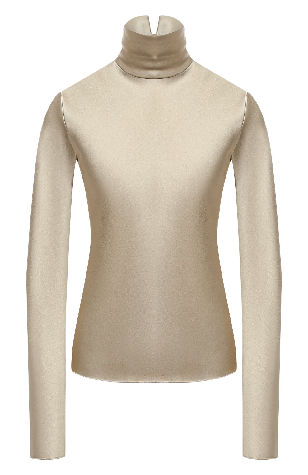Блузка NANUSHKA бежевого цвета по цене 42550 руб., арт. EVA_SAGE_SLIP SATIN, фото 1 Блузка NANUSHKA, арт. EVA_SAGE_SLIP SATIN, фото 1