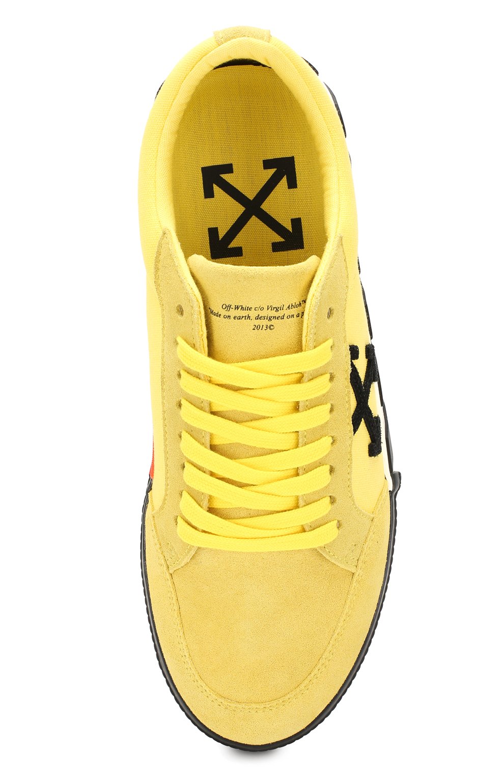 Замшевые кеды vulcanized OFF-WHITE, арт. 0MIA085E19C210476010, фото 5