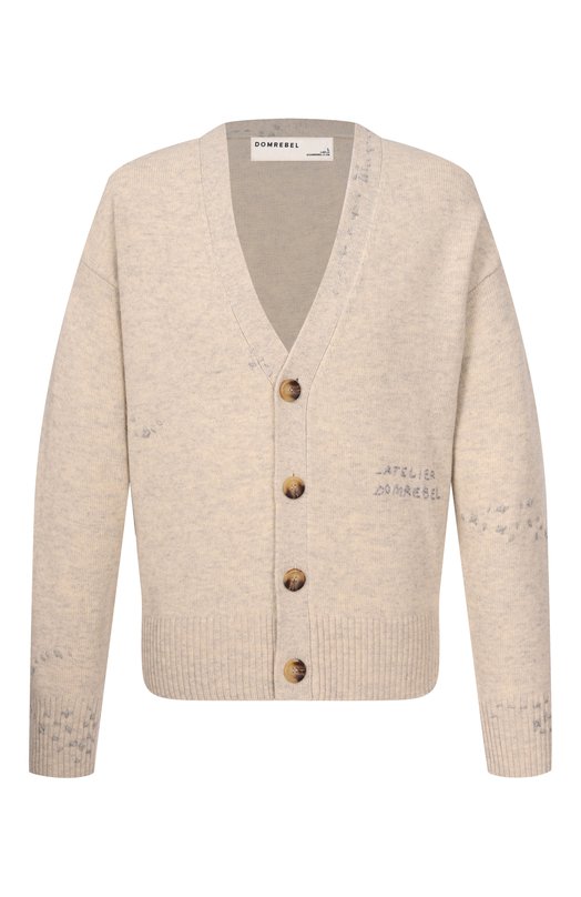 Кардиган DOMREBEL M RENEGADE/KNIT CARDIGAN Кремовый M RENEGADE/KNIT CARDIGAN