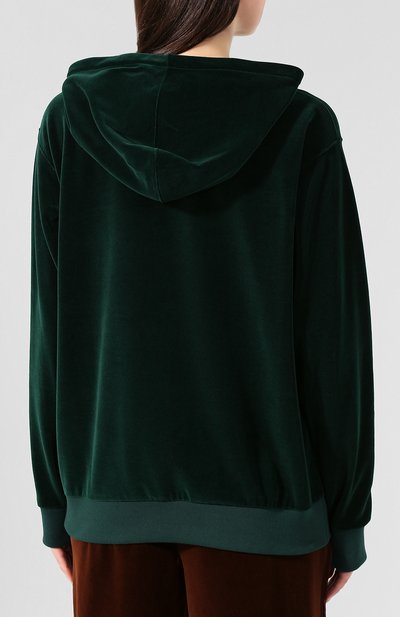 Хлопковое худи GUCCI зеленого цвета по цене 89950 руб., арт. 595773/XJBT1, фото 4 Хлопковое худи GUCCI, арт. 595773/XJBT1, фото 4