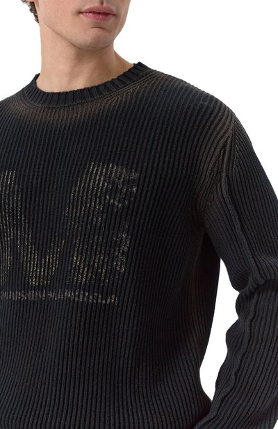 Хлопковый свитер MM6, арт. SH0HL0024/M13079, фото 5