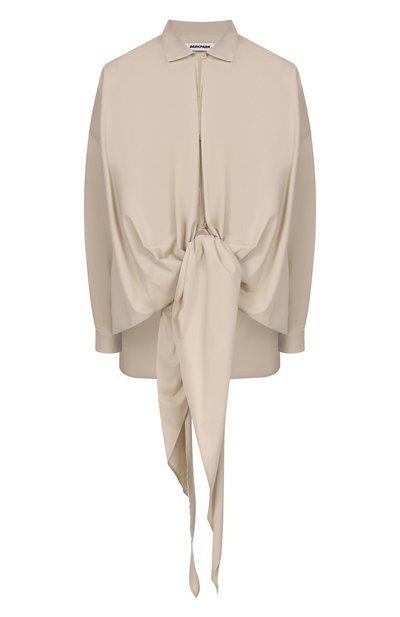 Женская хлопковая рубашка DARKPARK, арт. WSH33 FAC134/R0MY-LIGHT C0TT0N P0PELINE DRAP SHIRT