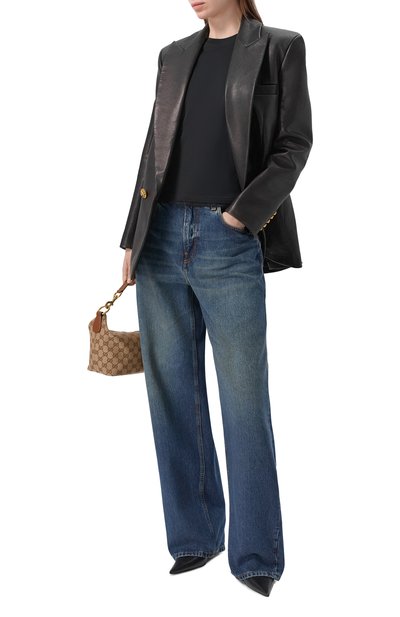 Женский хлопковая футболка GUCCI, арт. 859727/XJHR7