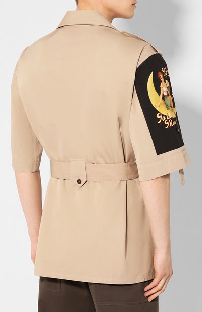 Хлопковая рубашка DOLCE & GABBANA, арт. G5HN4T/FU6WJ, фото 4