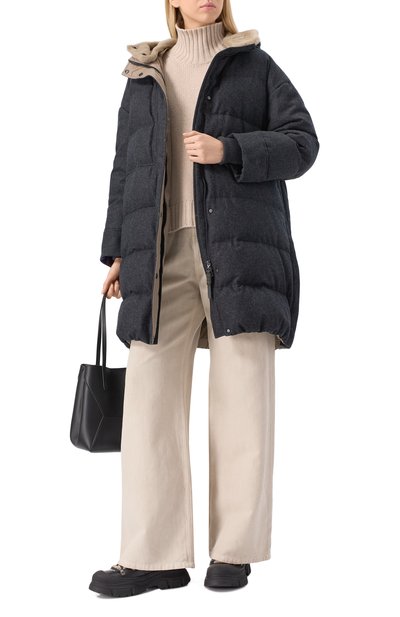 Шерстяной пуховик BRUNELLO CUCINELLI, арт. M038P9703, фото 2