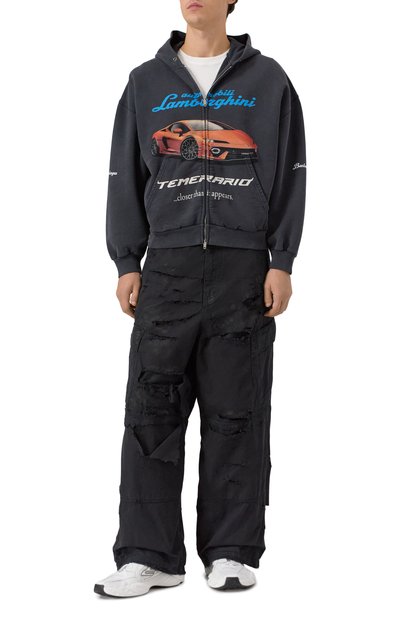 Хлопковая толстовка balenciaga x automobili lamborghini BALENCIAGA, арт. 833399/TSVT9, фото 2