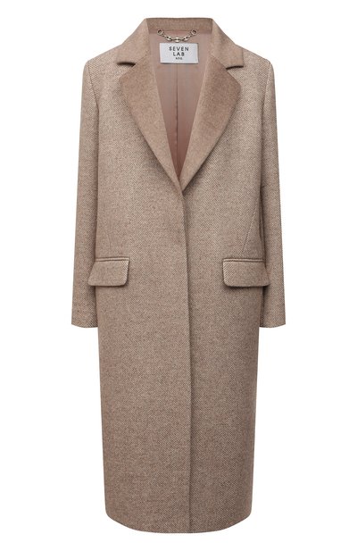 Пальто из шерсти и кашемира SEVEN LAB, арт. CMAR 3267 beige, фото 1
