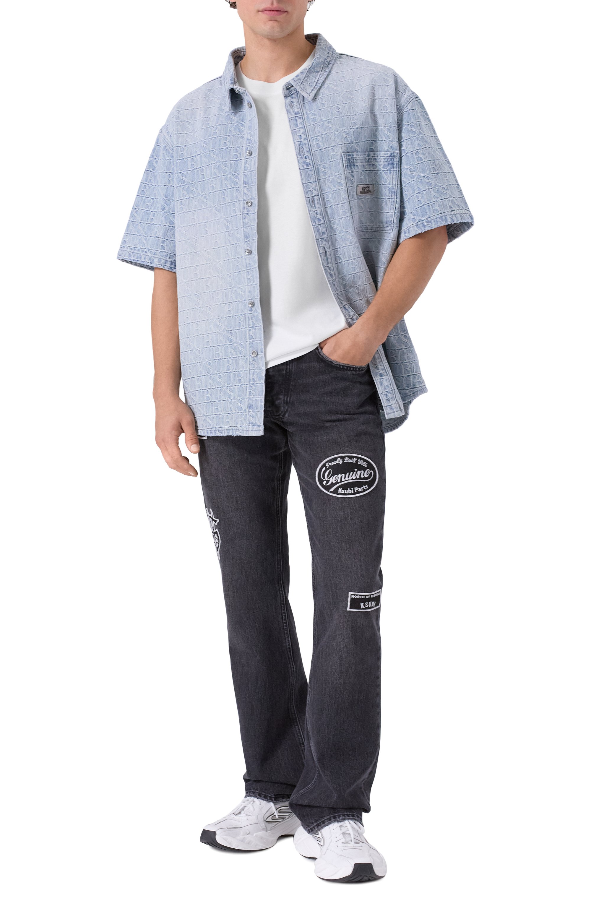 Джинсовая рубашка KSUBI, арт. MPF25SH002, фото 2