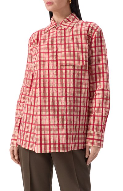 Хлопковая рубашка BOTTEGA VENETA, арт. 810629/V4YQ1, фото 3